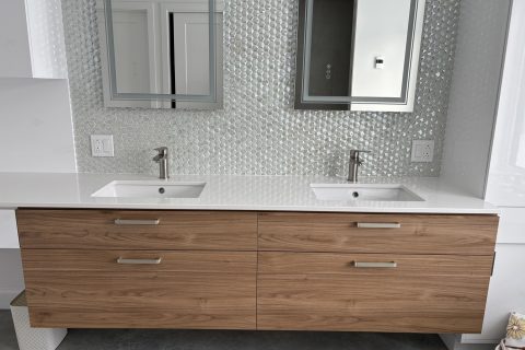 Salle de bain mélamine